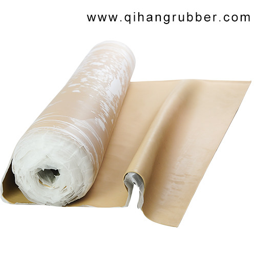 45A أملس ، بيج المطاط الطبيعي ورقة ورقة (10m × 1m × 3mm)