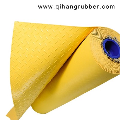 3mm gelbe Diamant UV-Beständigkeit Anti-Rutsch-Kunststoffplatte PVC-Bodenbelag Matte