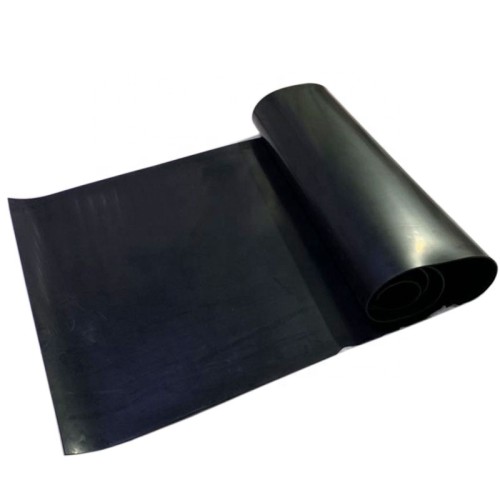 35-40 shore Una lámina de caucho natural negro elástico de 1,5 mm de alto para la industria