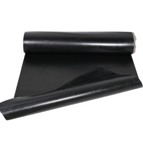 35-40 Ufer Eine 1,5 mm hohe elastische schwarze Naturkautschukplatte für die Industrie