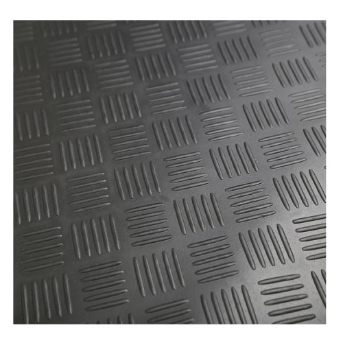 3mm to 8mm Thickness Diamond Willow Leaf Ribbed Checker Plate Rubber sheet Flooring Mat Rubber Rolls
