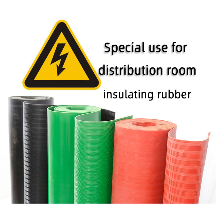 Electrical insulating rubber mat