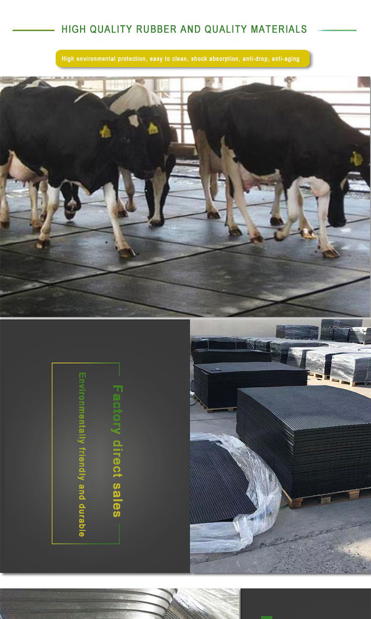 Easy to Clean Anti Slip Cow Mats Insulation Cow Mattress Horse Stall mat