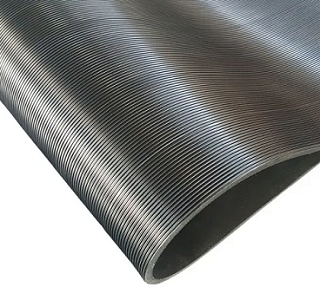 Fine Non-slip Corrugated Composite Rib Multipurpose Ribbed Rubber Flooring Mats