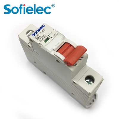 JVD16-63 australia hot sale 4 pole 63a isolator switch DIN rail isolator