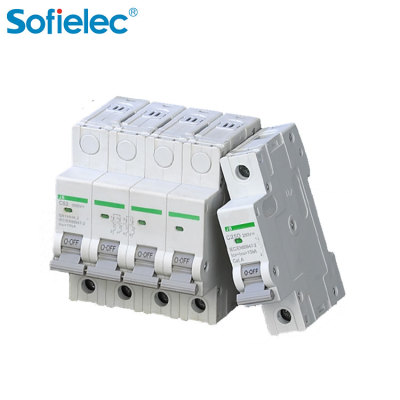 PV installations DC supplementary earth protection MCB circuit breaker with CE CB TUV certificate