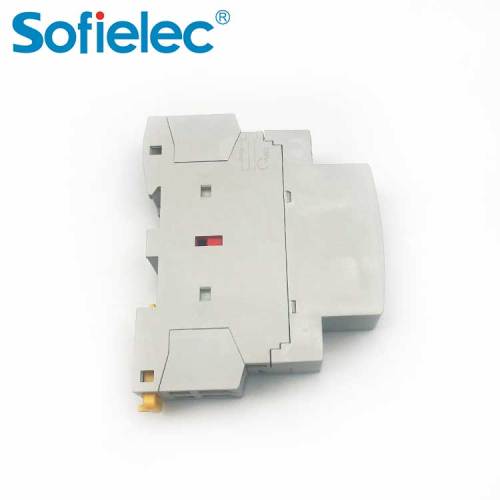 Sofielec 2 pole 4 pole 25a 2NO type 12V 24V coil AC DC series Magnetic contactor Modular
