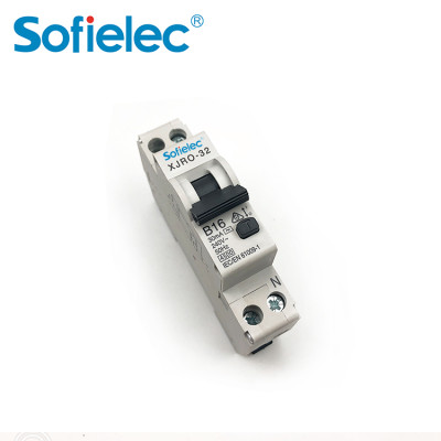 ESV compliance Economic 4.5kA miniature RCBO dual connection up down both way for IN,OUT connection
