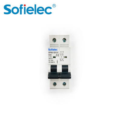 6kA SFM3-125 DC 63A best quantity D16 types of miniature circuit breaker