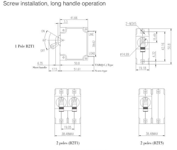 B2 Series Electromagnetic Mini Circuit Breaker,Hydraulic ...