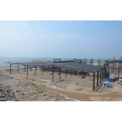 Ghana Pre-Fabricated Steel Structure warehouse Workshop