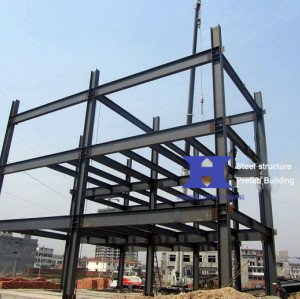 prefabricated steel structure building multi layer for hospital