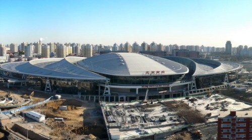 Prefabricated  Steel Structure For Railway Station Platform