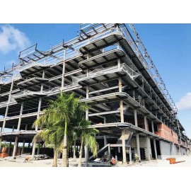 Steel structure building for Philippines hotel