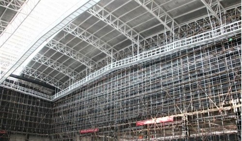 Prefab Steel Structure  For  Large-span Space Stadium  Hall