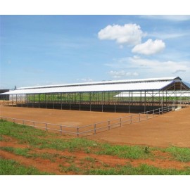 Prefabricated Steel Structure Poultry Farm For Dairy  Shed  In New Zealand