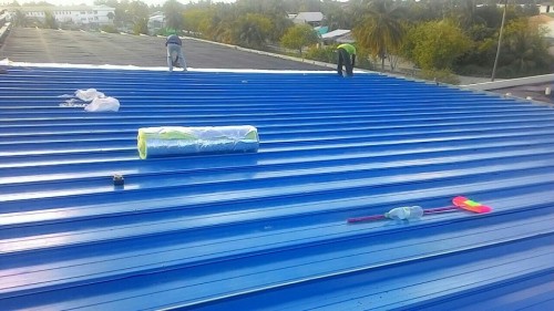 prefab color roofing sheet steel workshop