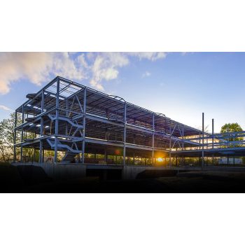 multi storey steel structure building for office school hospital supper market