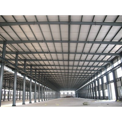 Large-span Prefab Warehouse Hall With Steel Structure Perfect Design