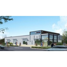 Long-span Prefabricated Steel Warehouse For Commercial Car Showroom With Perfect Design
