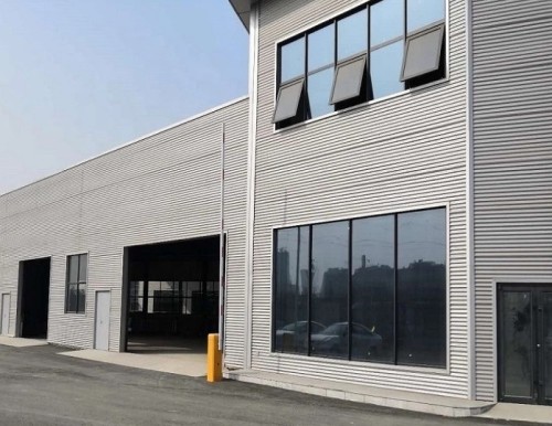 Long-span Prefabricated Steel Warehouse For Commercial Car Showroom With Perfect Design