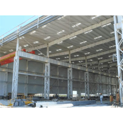 China manufacture Prefabricated Steel Structure Workshop Warehouse Construction With Cranes in Philippines