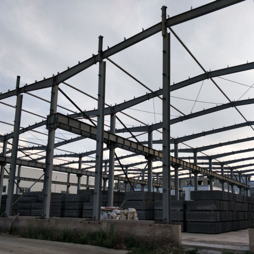 Metal Steel  Structure Workshop Building With Storage Space And Good Heat Preservation From China