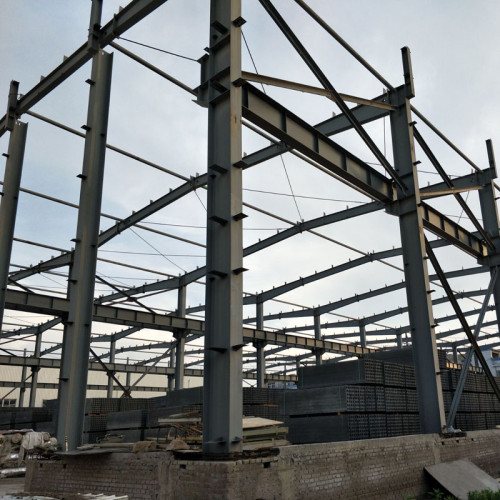 Metal Steel  Structure Workshop Building With Storage Space And Good Heat Preservation From China