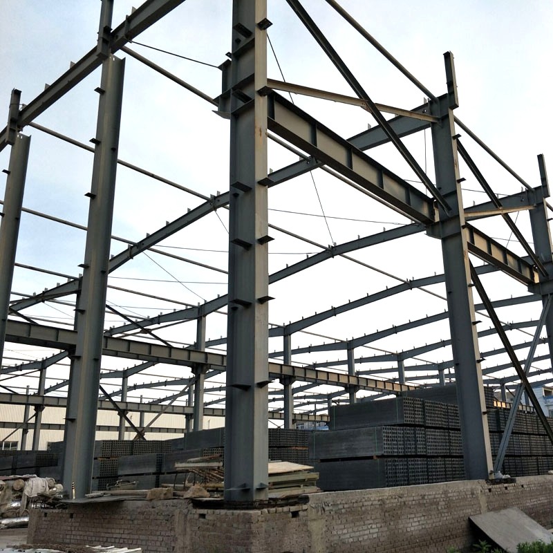 steel frame structure for warehouse