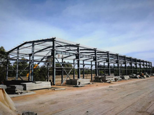 Morocco Steel Warehouse Prefabricated With Fast Installation
