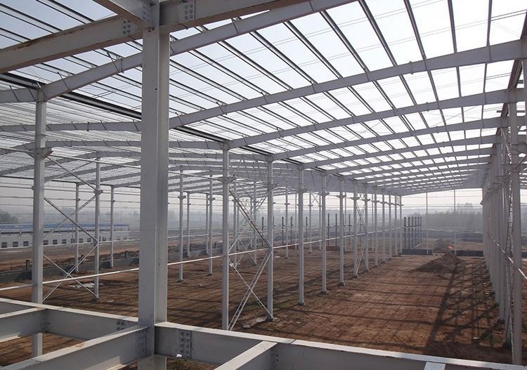 steel frame structure for warehouse