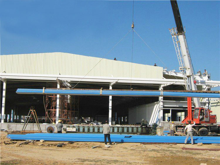 How many main steps of the steel structure warehouse workshop construction?