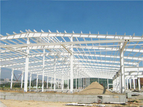 Oversea Prefab Metal Steel Structure Warehouse Project With Hoist Equipped