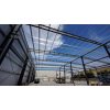 Oversea Prefab Metal Steel Structure Warehouse Project With Hoist Equipped