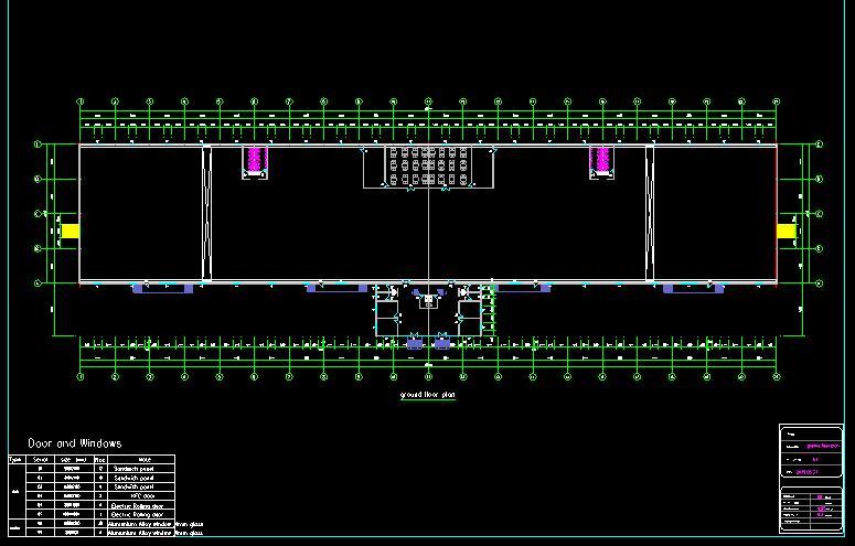 prefabricated steel structure workshop drawing