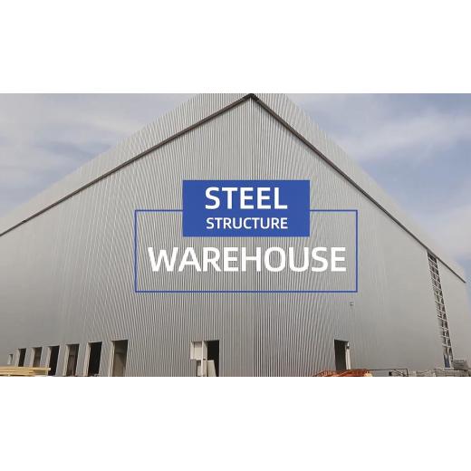 Congratulations on the completion of the cold storage steel structure factory