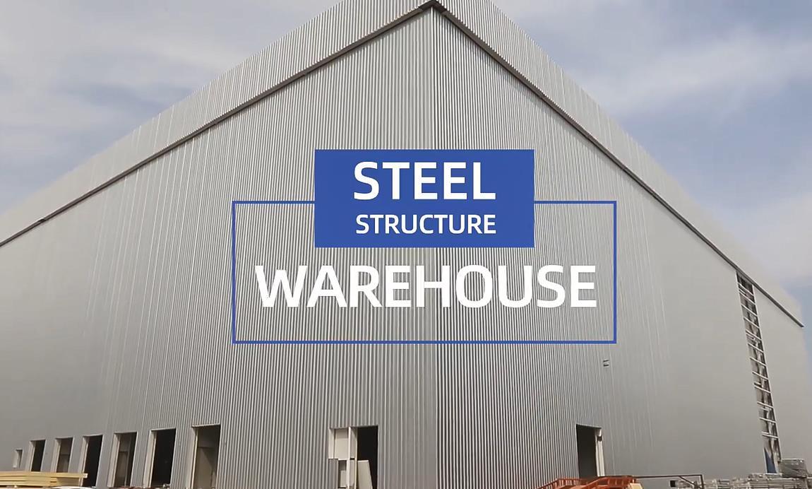 Congratulations on the completion of the cold storage steel structure factory
