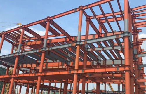 Construction Case of New Zealand Steel Structure Multistory Factory Building