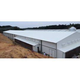 Indonesia cheap prefabricated workshop farm house for prefab steel structure farm