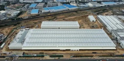 China low cost Prefabricated Steel Structure Workshop warehouse building in Mexico Puerto Rico