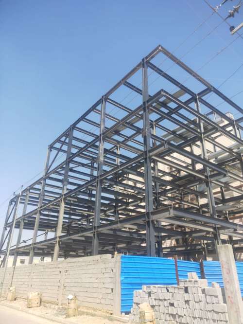 Iraq Saudi Saudi Arabia high rise commercial Prefabricated Steel Structure Building For Workshop warehouse office hotel hospital