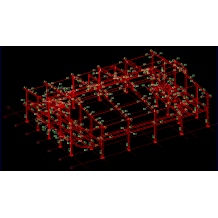 Philippines Double floor Steel Structure Workshop drawing design With Warehouse And Office
