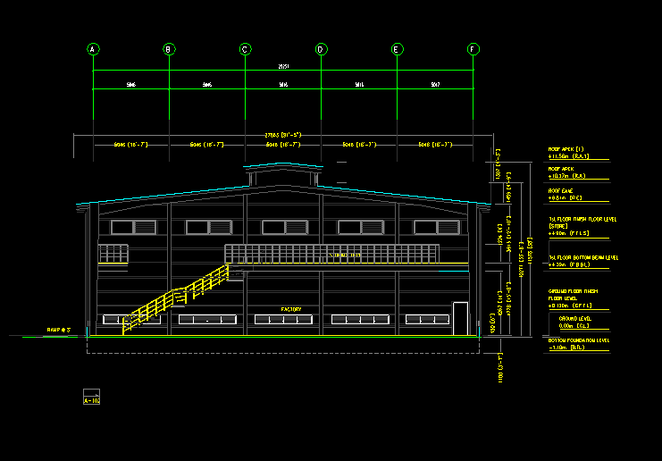 Tracking of Indonesia Prefabricated Steel Structure Workshop- Design Drawing