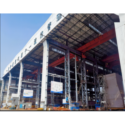 China manufacture prefab steel structure large span warehouse workshop project in Indonesia Malaysia Thailand