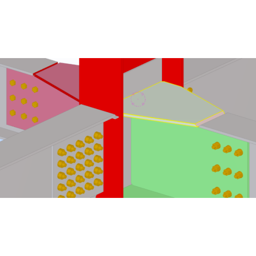 The commonly used connections for steel structures