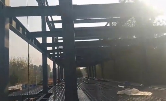 building a steel structure