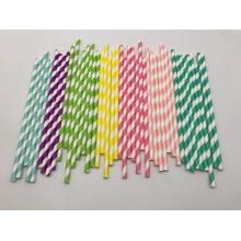 Use and characteristics of environmentally friendly paper straws