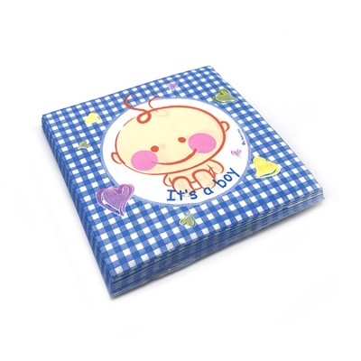 Logo Printed Paper Napkins Paper Serviettes For Cocktail Party Decoration or Restaurant Use