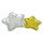 Gold/silver foil Star shape party decoration fancy paper plates