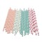 FDA/EU Certificate Free Sample Wholesale  Thick& Strong Drinking Straw heart fruits stripe paper straw